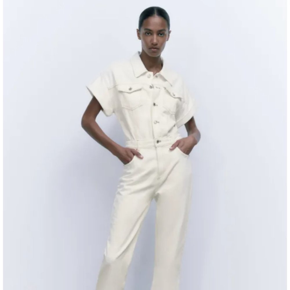 Zara Demin Jumpsuit